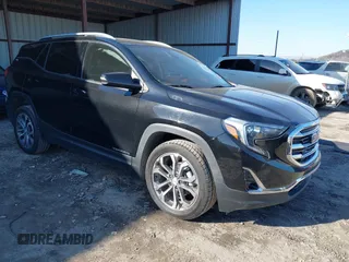 2021 GMC Terrain SLT with VIN 3GKALVEVXML340119, listed as a IAAI auction lot 41398170 with 72,564 mi miles and . Bid and sale history available at carsss.com. Image 1.
