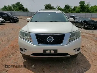 2016 Nissan Pathfinder Platinum with VIN 5N1AR2MN7GC602362, listed as a Copart auction lot 59363205 with 114,020 mi miles and Salvage title. Bid and sale history available at DreamBid. Image 14.