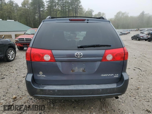 2008 Toyota Sienna LE with VIN 5TDBK23C08S016373, listed as a Copart auction lot 55143575 with 146,435 mi miles and Clean Title. Bid and sale history available at DreamBid. Image 6.