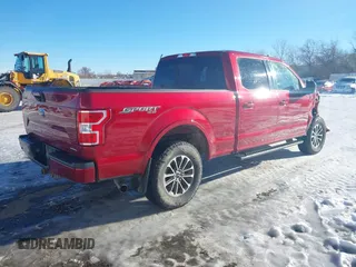 2018 Ford F-150 XL with VIN 1FTFW1EG3JKG07472, listed as a IAAI auction lot 41252582 with 138,106 mi miles and . Bid and sale history available at carsss.com. Image 4.