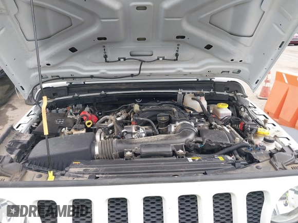 2023 Jeep Wrangler Sport S with VIN 1C4HJXDG0PW638871, listed as a IAAI auction lot 42129295 with 16,171 mi miles and . Bid and sale history available at DreamBid. Image 10.