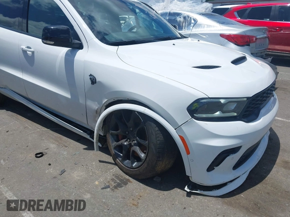 2024 Dodge Durango SRT Hellcat Premium with VIN 1C4SDJH9XRC193839, listed as a IAAI auction lot 42502288 with 15,182 mi miles and . Bid and sale history available at DreamBid. Image 20.