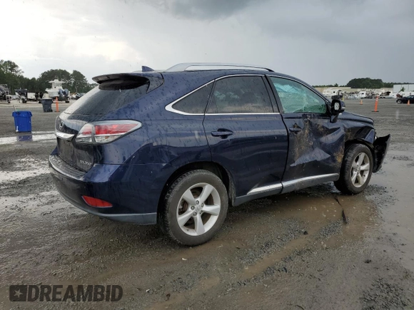2015 Lexus RX 350 with VIN 2T2BK1BA5FC272701, listed as a Copart auction lot 58816635 with 169,168 mi miles and Salvage title. Bid and sale history available at DreamBid. Image 3.