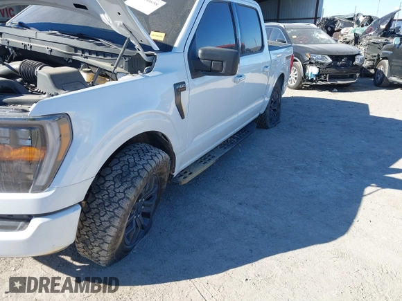 2023 Ford F-150 XL with VIN 1FTFW1E56PFC91467, listed as a IAAI auction lot 41030658 with 31,325 mi miles. Bid and sale history available at carsss.com. Image 6.