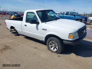 2007 Ford Ranger XL with VIN 1FTYR10D17PA53809, listed as a IAAI auction lot 41829989 with 170,769 mi miles. Bid and sale history available at carsss.com. Image 1.