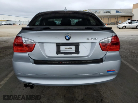 2006 BMW 3 Series 330i with VIN WBAVB33576PS15378, listed as a Copart auction lot 53889675 with 97,738 mi miles and Salvage Title. Bid and sale history available at carsss.com. Image 6.