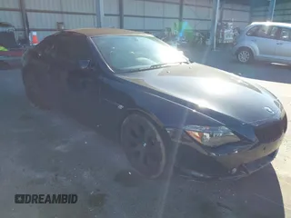 2007 BMW 6 Series 650i with VIN WBAEK13507CN84354, listed as a IAAI auction lot 41604376 with 97,956 mi miles. Bid and sale history available at carsss.com. Image 1.