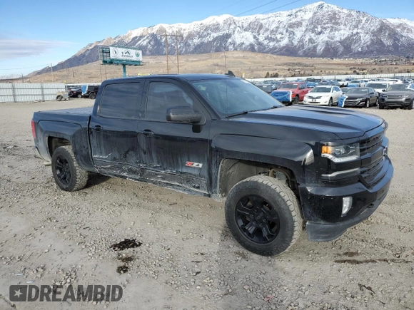 2018 Chevrolet Silverado 1500 LTZ with VIN 3GCUKSEJXJG249556, listed as a Copart auction lot 88756205 with 88,681 mi miles and Salvage Title. Bid and sale history available at carsss.com. Image 4.