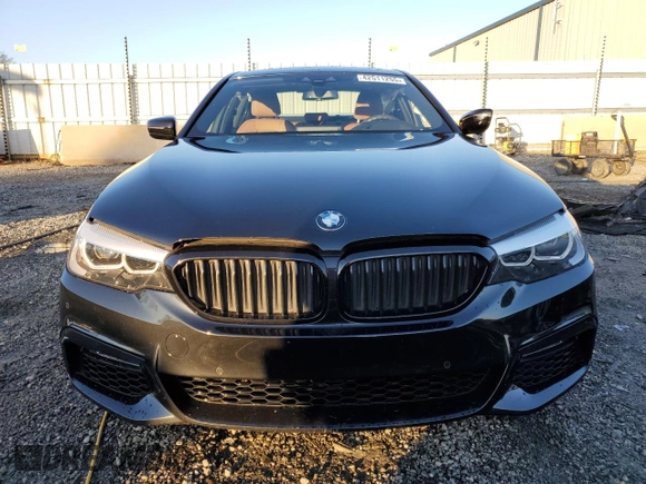 2018 BMW 5 Series 540i with VIN WBAJE5C51JG918565, listed as a Copart auction lot 48204955 with 74,474 mi miles and Salvage Title. Bid and sale history available at carsss.com. Image 5.