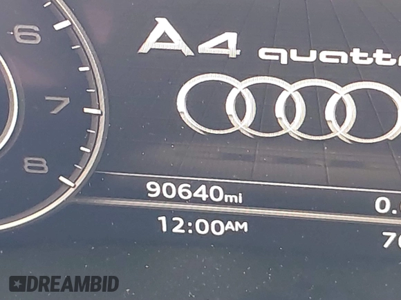 2019 Audi A4 Premium Plus with VIN WAUENAF46KN018769, listed as a IAAI auction lot 41418569 with 90,640 mi miles. Bid and sale history available at carsss.com. Image 14.
