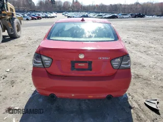 2007 BMW 3 Series 335i with VIN WBAVB73587PA87776, listed as a Copart auction lot 51292355 with 0 mi miles and Salvage Title. Bid and sale history available at carsss.com. Image 6.