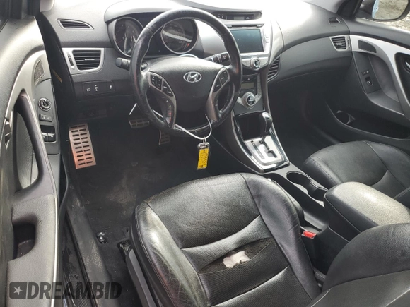 2013 Hyundai Elantra Coupe GS PZEV with VIN KMHDH6AE4DU006143, listed as a Copart auction lot 80347114 with 121,279 mi miles and Salvage Title. Bid and sale history available at carsss.com. Image 8.