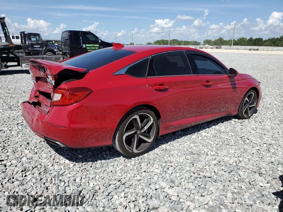 2019 Honda Accord Sedan Sport 1.5T with VIN 1HGCV1F33KA127085, listed as a Copart auction lot 51412665 with 109,165 mi miles and Salvage Title. Bid and sale history available at carsss.com. Image 3.