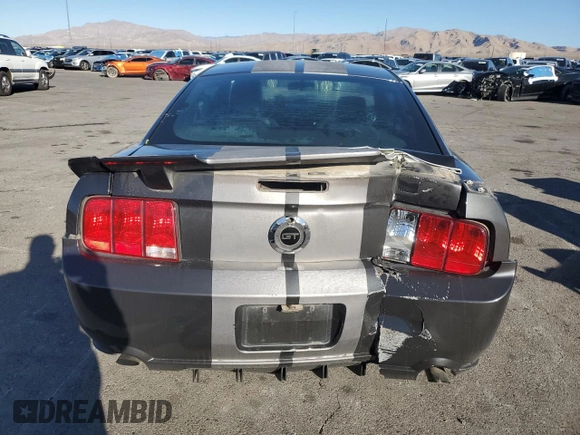 2007 Ford Mustang GT Deluxe with VIN 1ZVFT82H875365202, listed as a Copart auction lot 46798855 with 181,218 mi miles and Salvage Title. Bid and sale history available at carsss.com. Image 6.