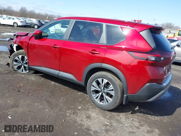 2023 Nissan Rogue SV with VIN 5N1BT3BB9PC937496, listed as a IAAI auction lot 41741224 with 18,933 mi miles and . Bid and sale history available at carsss.com. Image 3.
