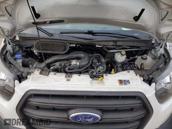 2020 Ford Transit Cargo with VIN 1FTYE1Y81LKA70748, listed as a Copart auction lot 80916514 with 104,077 mi miles and Salvage Title. Bid and sale history available at DreamBid. Image 11.
