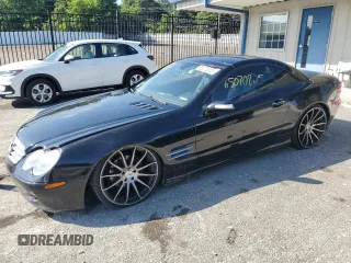 2006 Mercedes-Benz SL 500 with VIN WDBSK75F36F114586, listed as a Copart auction lot 65070825 with 109,936 mi miles and Clean title. Bid and sale history available at DreamBid. Image 1.