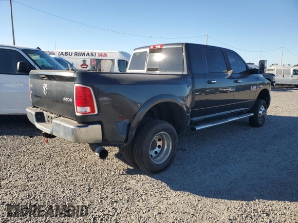 2013 Ram 3500 Laramie with VIN 3C63RRML1DG604435, listed as a Copart auction lot 76452564 with 144,808 mi miles and Salvage Title. Bid and sale history available at carsss.com. Image 4.