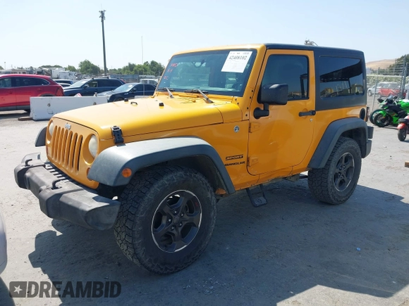 2012 Jeep Wrangler Sport with VIN 1C4AJWAG1CL286332, listed as a IAAI auction lot 42408102 with 169,204 mi miles and . Bid and sale history available at DreamBid. Image 2.