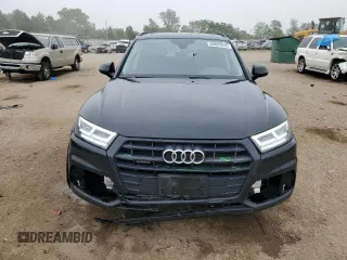 2020 Audi Q5 Premium Plus with VIN WA1BNAFY4L2065613, listed as a Copart auction lot 60804035 with 52,698 mi miles and Salvage title. Bid and sale history available at DreamBid. Image 5.