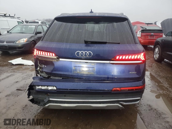 2021 Audi Q7 Premium z VIN WA1AJAF70MD026781, wystawiony jako Copart lot #86375774 z przebiegiem 92 998 mil mil oraz Szkoda całkowita • Salvage title. Historia ofert i sprzedaży dostępna na DreamBid. Obrazek 6.