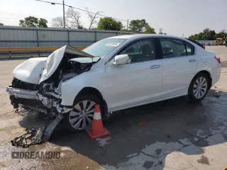 2015 Honda Accord Touring z VIN 1HGCR3F97FA028912, wystawiony jako Copart lot #59334845 z przebiegiem 92 779 mil mil oraz Szkoda całkowita • Salvage title. Historia ofert i sprzedaży dostępna na DreamBid. Obrazek 1.