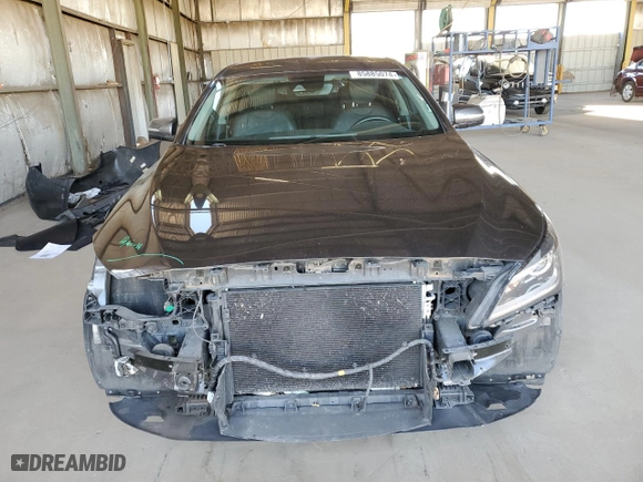 2018 Genesis G80 3.8L with VIN KMHGN4JE3JU251117, listed as a Copart auction lot 85885074 with 75,374 mi miles and Salvage Title. Bid and sale history available at carsss.com. Image 5.