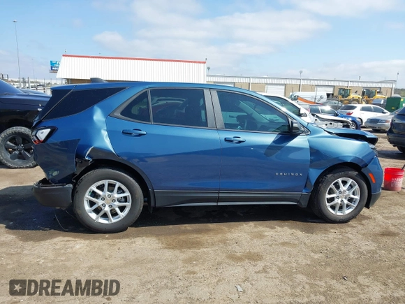 2024 Chevrolet Equinox LS with VIN 3GNAXHEG7RL221848, listed as a IAAI auction lot 41916003 with 10,249 mi miles and . Bid and sale history available at DreamBid. Image 13.