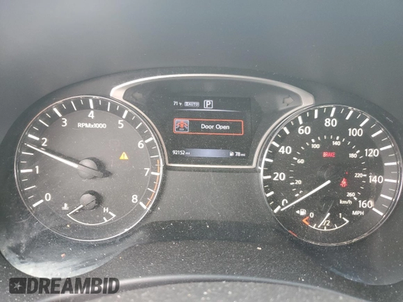 2016 Nissan Pathfinder S with VIN 5N1AR2MM8GC627181, listed as a Copart auction lot 74101424 with 92,152 mi miles and Salvage Title. Bid and sale history available at carsss.com. Image 9.