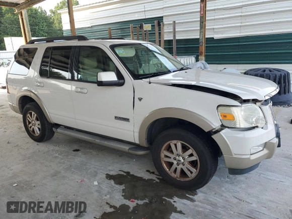2008 Ford Explorer Eddie Bauer with VIN 1FMEU74858UA26435, listed as a Copart auction lot 62370115 with 176,779 mi miles and Salvage title. Bid and sale history available at DreamBid. Image 4.