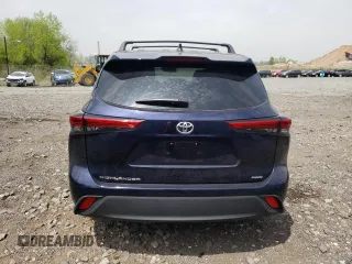 2022 Toyota Highlander L with VIN 5TDCZRBH0NS582664, listed as a Copart auction lot 52276834 with 23,648 mi miles and Salvage title. Bid and sale history available at DreamBid. Image 6.