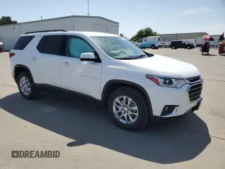 2020 Chevrolet Traverse LT Cloth z VIN 1GNEVGKW2LJ289356, wystawiony jako Copart lot #57358875 z przebiegiem 46 847 mil mil oraz Szkoda całkowita • Salvage title. Historia ofert i sprzedaży dostępna na DreamBid. Obrazek 4.