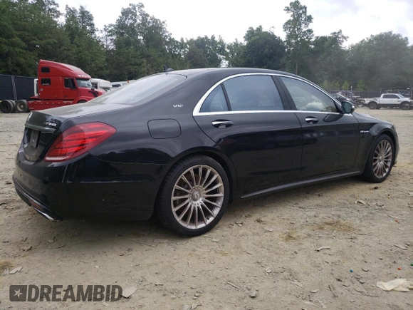 2015 Mercedes-Benz S с VIN WDDUG7KBXFA171965, выставлен на аукционе Copart как лот 65049664 с пробегом Не указан миль и Списание • Salvage title. История ставок и продаж доступна на DreamBid. Изображение 3.