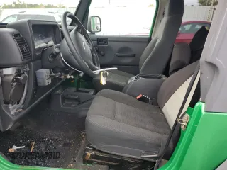 2005 Jeep Wrangler Sport with VIN 1J4FA49S95P315455, listed as a Copart auction lot 73159804 with 108,419 mi miles and Salvage Title. Bid and sale history available at carsss.com. Image 7.