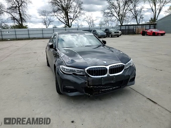 2021 BMW 3 Series 330e with VIN 3MW5P7J09M8B59312, listed as a Copart auction lot 47954125 with 0 mi miles and Salvage Title. Bid and sale history available at carsss.com. Image 11.