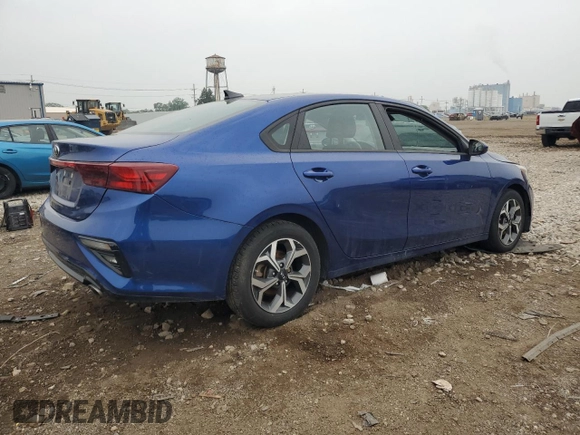 2021 Kia Forte LXS with VIN 3KPF24AD9ME385097, listed as a Copart auction lot 60502335 with 60,673 mi miles and Salvage title. Bid and sale history available at DreamBid. Image 3.