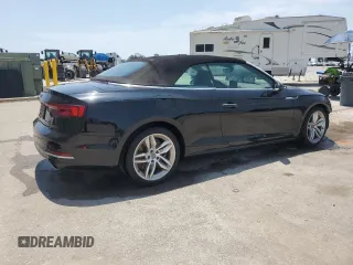2019 Audi A5 Cabriolet Premium z VIN WAUWNGF55KN003860, wystawiony jako Copart lot #57211135 z przebiegiem 40 023 mil mil oraz Szkoda całkowita • Salvage title. Historia ofert i sprzedaży dostępna na DreamBid. Obrazek 3.