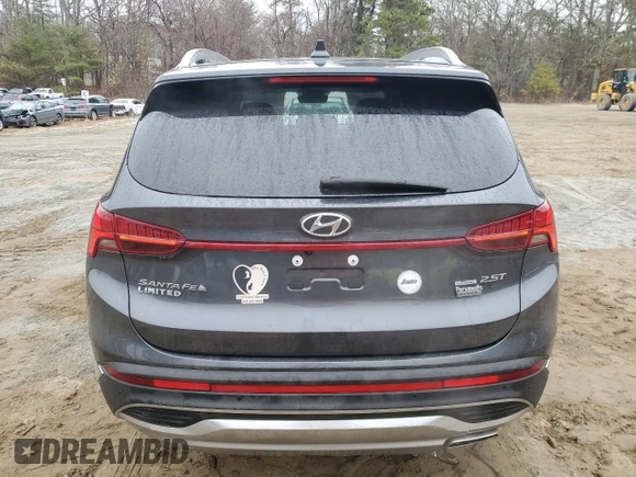 2022 Hyundai Santa Fe Limited with VIN 5NMS4DAL4NH425838, listed as a Copart auction lot 50128995 with 60,010 mi miles and Clean Title. Bid and sale history available at carsss.com. Image 6.