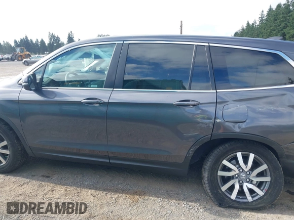 2019 Honda Pilot EX-L with VIN 5FNYF6H52KB035504, listed as a IAAI auction lot 42642735 with 54,736 mi miles and . Bid and sale history available at DreamBid. Image 14.
