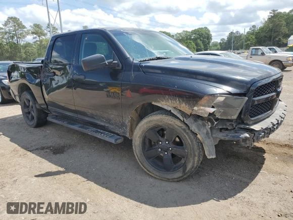 2018 Ram 1500 Express with VIN 1C6RR7KG9JS258692, listed as a Copart auction lot 54575175 with 143,949 mi miles and Salvage title. Bid and sale history available at DreamBid. Image 4.