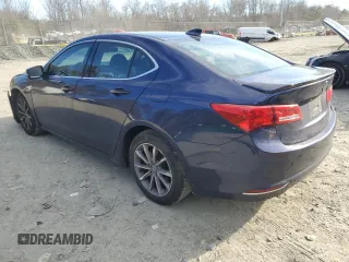 2018 Acura TLX w/Technology Pkg with VIN 19UUB1F58JA010048, listed as a Copart auction lot 46677505 with 70,642 mi miles and Salvage Title. Bid and sale history available at carsss.com. Image 2.