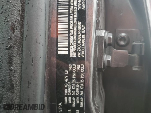 2018 Jeep Renegade Limited with VIN ZACCJADB9JPH99607, listed as a Copart auction lot 49402305 with Not provided miles and Salvage title. Bid and sale history available at DreamBid. Image 12.