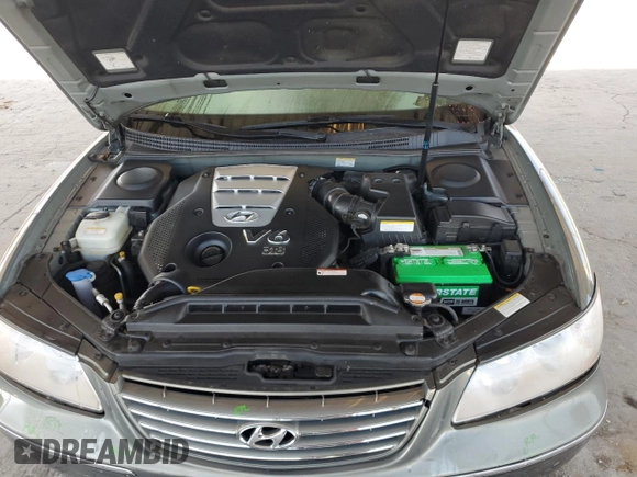 2006 Hyundai Azera SE with VIN KMHFC46F66A124826, listed as a Copart auction lot 48796695 with 134,434 mi miles and Salvage Title. Bid and sale history available at DreamBid. Image 12.