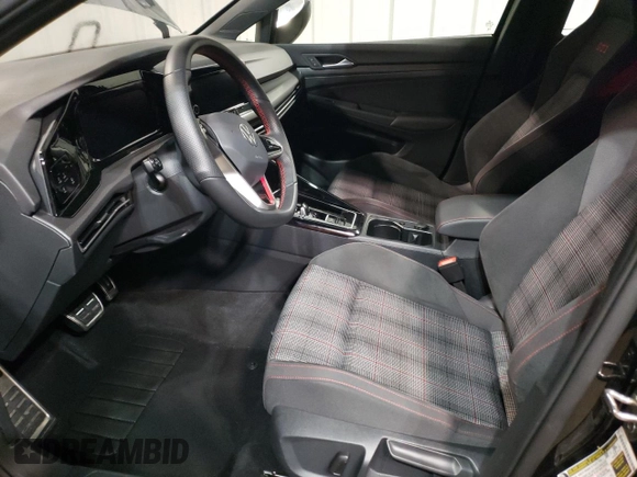 2024 Volkswagen Golf GTI S with VIN WVWGA7CD5RW214348, listed as a Copart auction lot 85878484 with 7,980 mi miles and Clean Title. Bid and sale history available at carsss.com. Image 7.