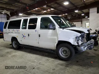 2013 Ford Econoline Passenger XL with VIN 1FBSS3BL4DDA56134, listed as a Copart auction lot 56230655 with 156,113 mi miles and Salvage title. Bid and sale history available at DreamBid. Image 4.