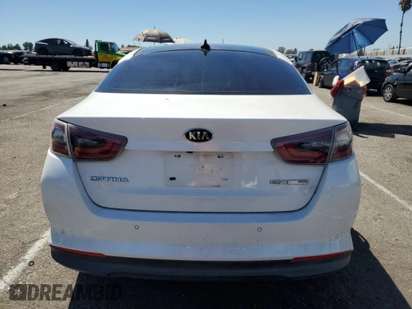 2016 Kia Optima Hybrid EX with VIN KNAGN4AD7G5097975, listed as a Copart auction lot 68545594 with 170,521 mi miles and Clean Title. Bid and sale history available at carsss.com. Image 6.