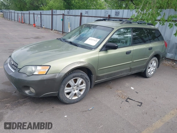 2005 Subaru Legacy Outback with VIN 4S4BP61C257304280, listed as a IAAI auction lot 42227122 with 260,268 mi miles and . Bid and sale history available at DreamBid. Image 2.