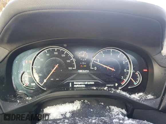 2019 BMW X3 M40i with VIN 5UXTS3C59K0Z05595, listed as a Copart auction lot 88962685 with Not Provided miles and Salvage Title. Bid and sale history available at DreamBid. Image 9.