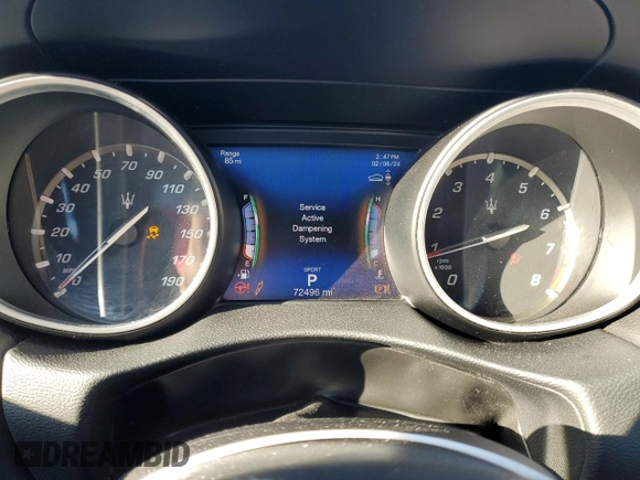 2018 Maserati Levante GranSport with VIN ZN661XUS6JX304498, listed as a Copart auction lot 41910824 with 72,496 mi miles and . Bid and sale history available at DreamBid. Image 9.