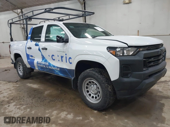 2023 Chevrolet Colorado 2WD Work Truck with VIN 1GCPSBEK3P1230828, listed as a IAAI auction lot 42211557 with 35,153 mi miles and . Bid and sale history available at DreamBid. Image 1.